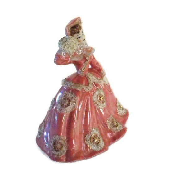Ceramic Victorian Lady Figurine by Juanita Gilbert - Picture 7 of 10